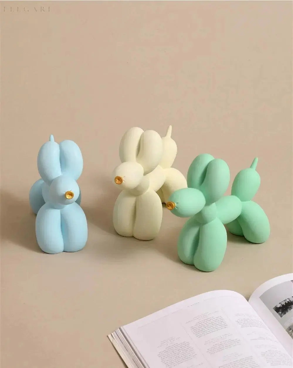 Sculpture de Ballon en Résine - Élégante Décoration Ludiques pour Intérieur