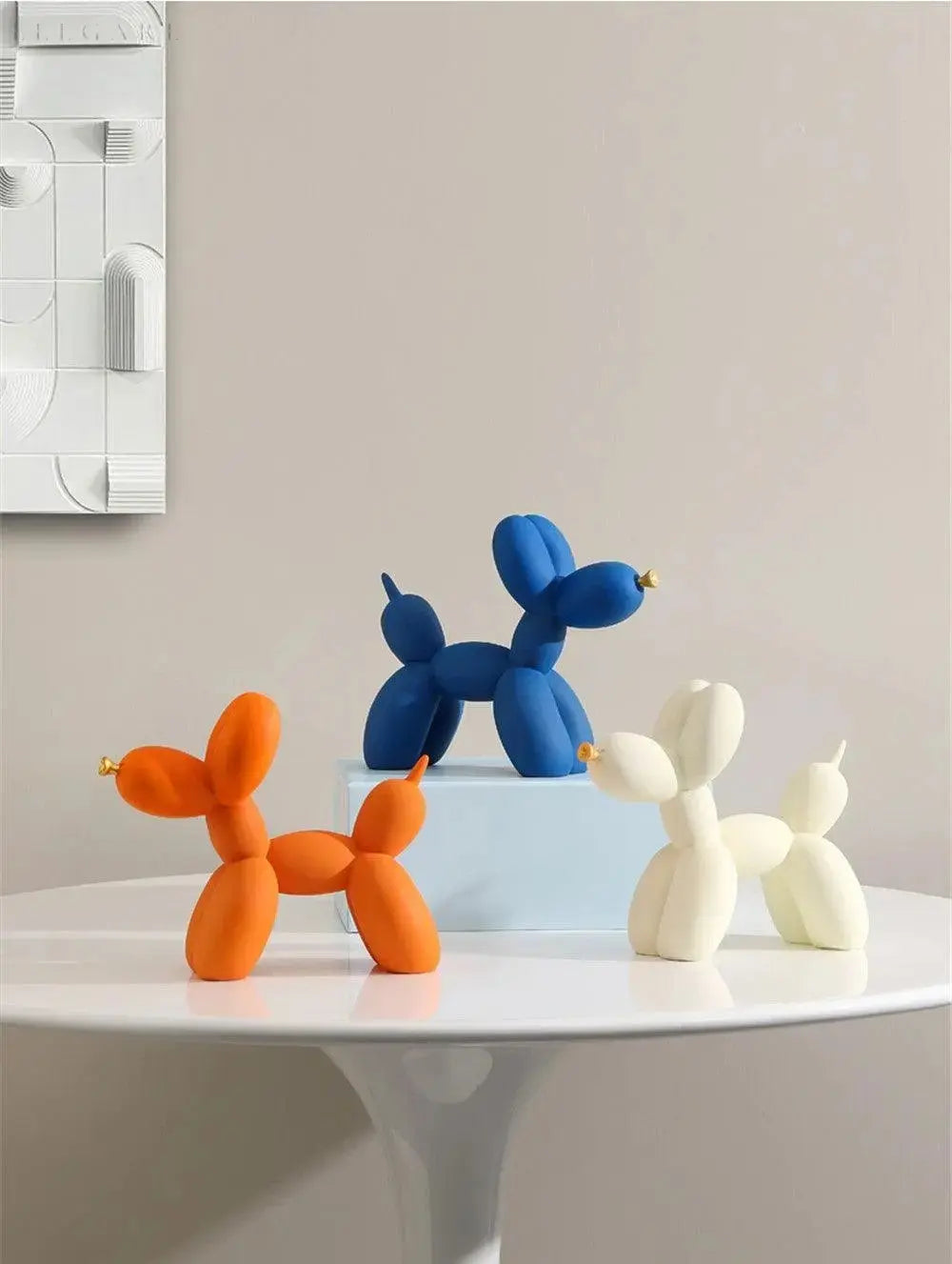 Sculpture de Ballon en Résine - Élégante Décoration Ludiques pour Intérieur