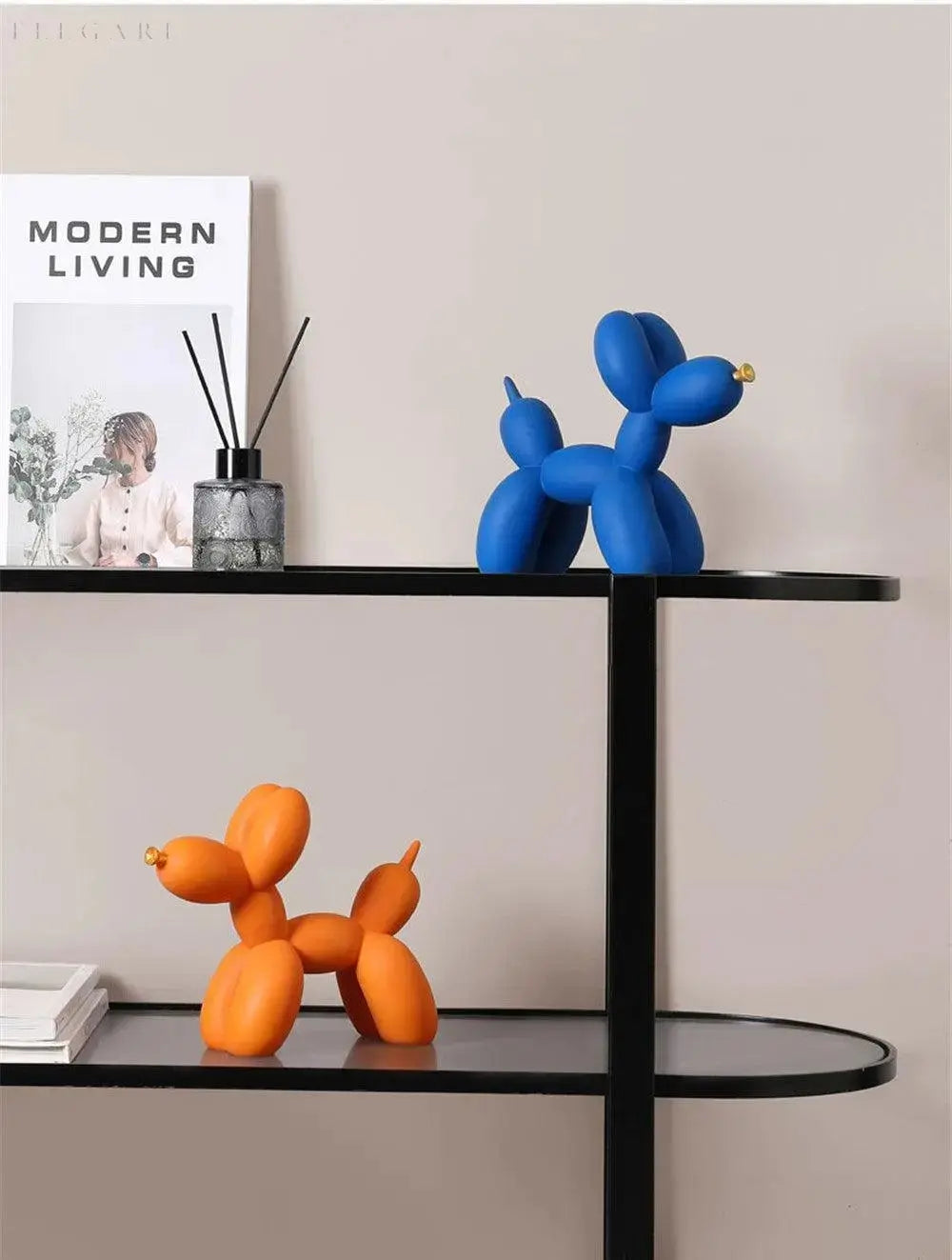 Sculpture de Ballon en Résine - Élégante Décoration Ludiques pour Intérieur