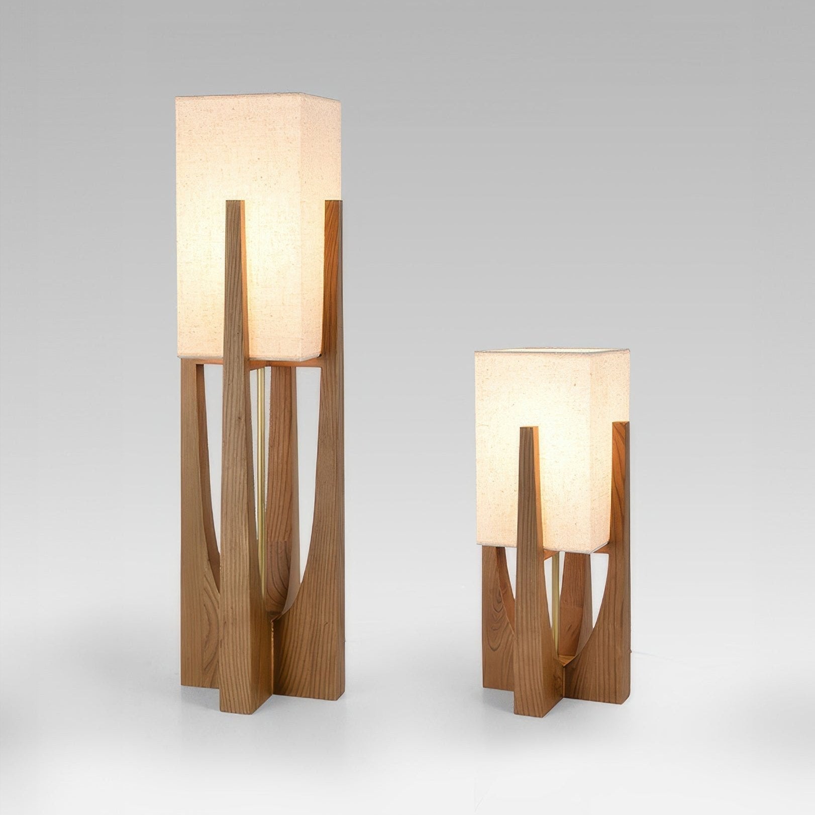 Lampe sur Pied Wabi Sabi Japonaise - Élégance Naturelle et Atmosphère Chaleureuse