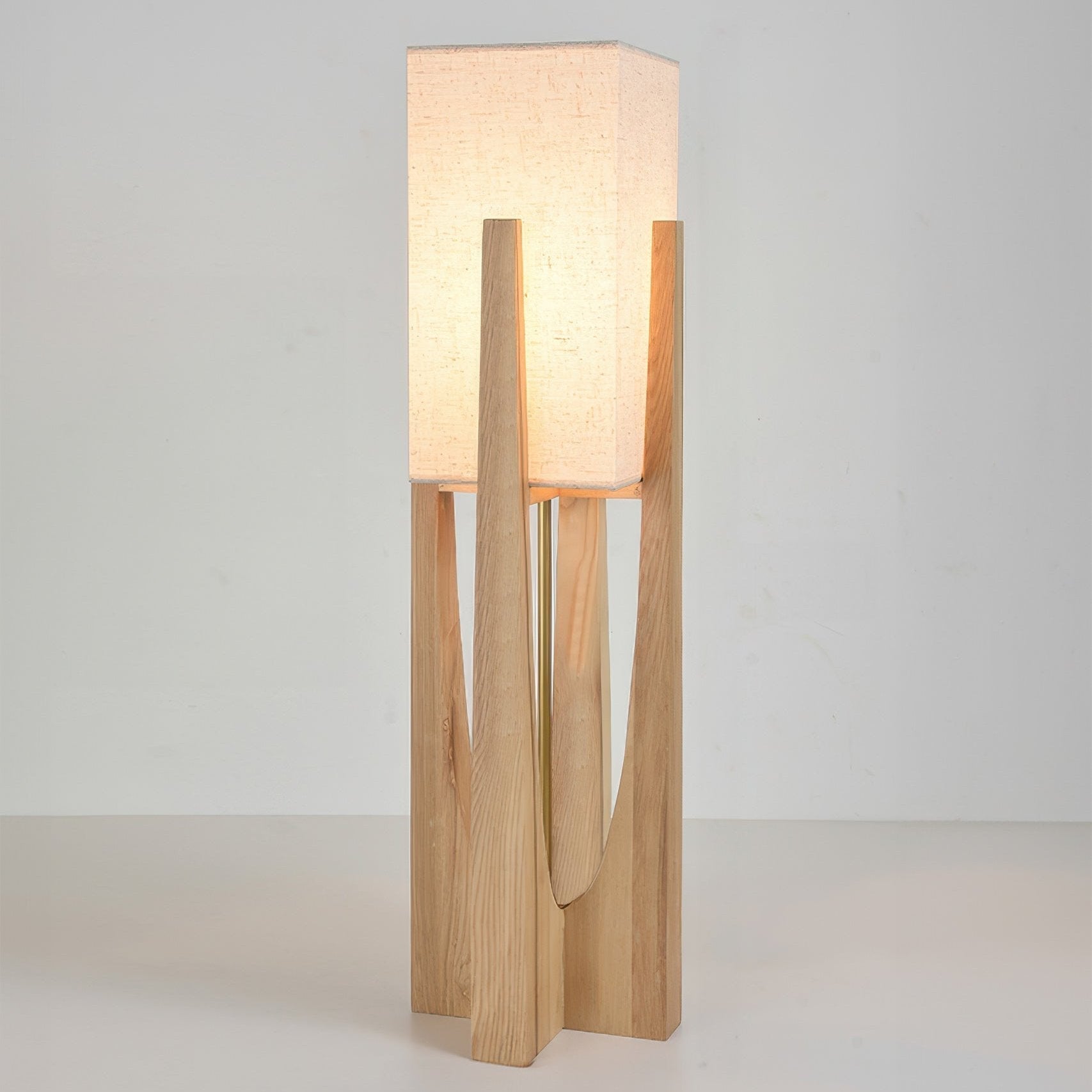 Lampe sur Pied Wabi Sabi Japonaise - Élégance Naturelle et Atmosphère Chaleureuse