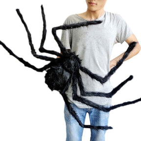 Araignée Géante d'Halloween - Décoration Réaliste pour Jardin Extérieur