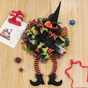 Couronne de Sorcière d'Halloween - Décoration Fantaisiste pour Votre Maison