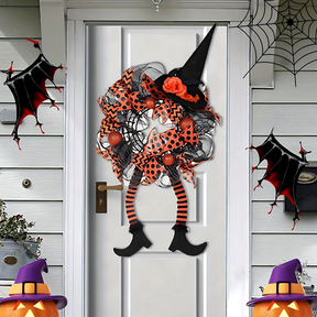 Couronne de Sorcière d'Halloween - Décoration Fantaisiste pour Votre Maison