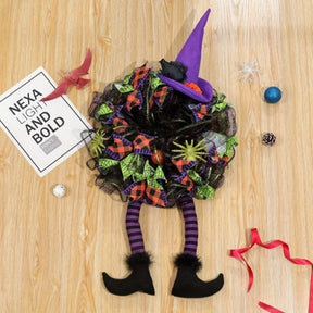 Couronne de Sorcière d'Halloween - Décoration Fantaisiste pour Votre Maison