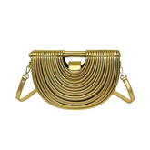 Sac à Main en Corde Tissée - Élégance Artisanale pour Soirées Spéciales