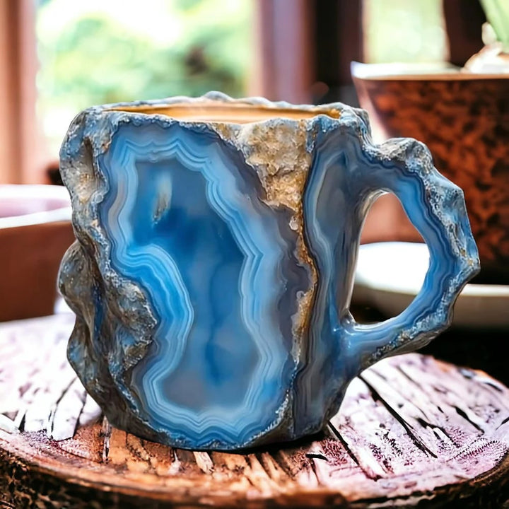 Mug en Cristal Minéral Isolé - Design Unique et Pratique au Quotidien