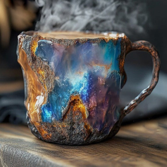 Mug en Cristal Minéral Isolé - Design Unique et Pratique au Quotidien