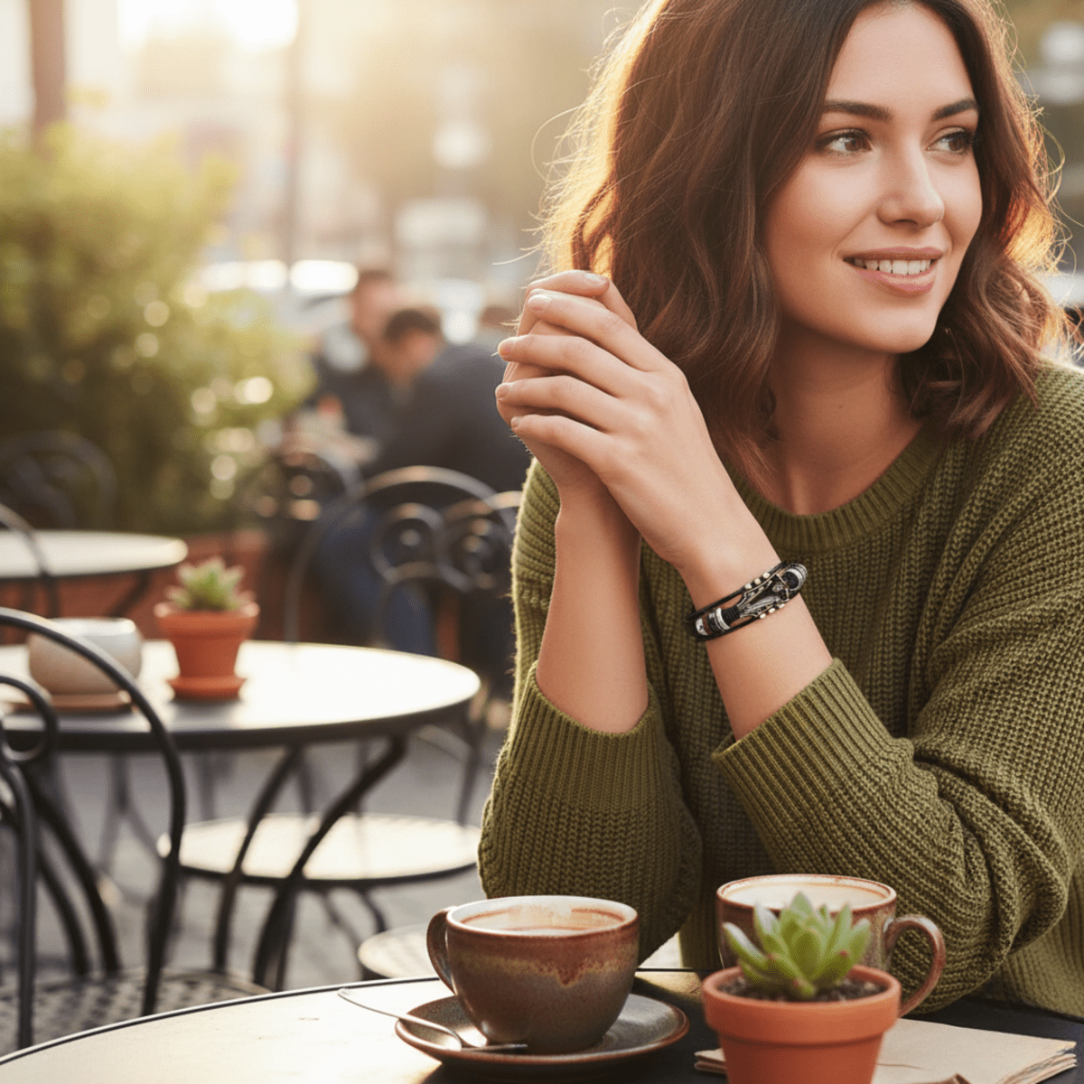 Bracelet en Cuir Inspiré de la Guitare | Accessoire Stylé pour Amateurs de Musique