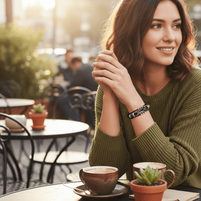 Bracelet en Cuir Inspiré de la Guitare | Accessoire Stylé pour Amateurs de Musique