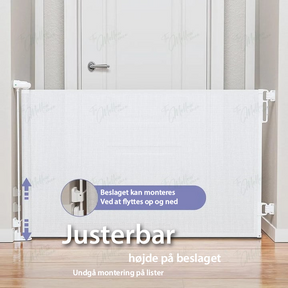 Barrière de Sécurité Rétractable - Protection Élégante pour Enfants et Animaux