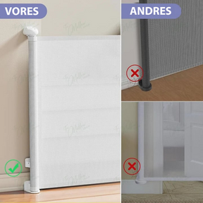 Barrière de Sécurité Rétractable - Protection Élégante pour Enfants et Animaux
