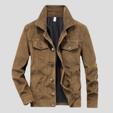 Veste en Velours Côtelé pour Homme - Coupe Slim et Style Élégant