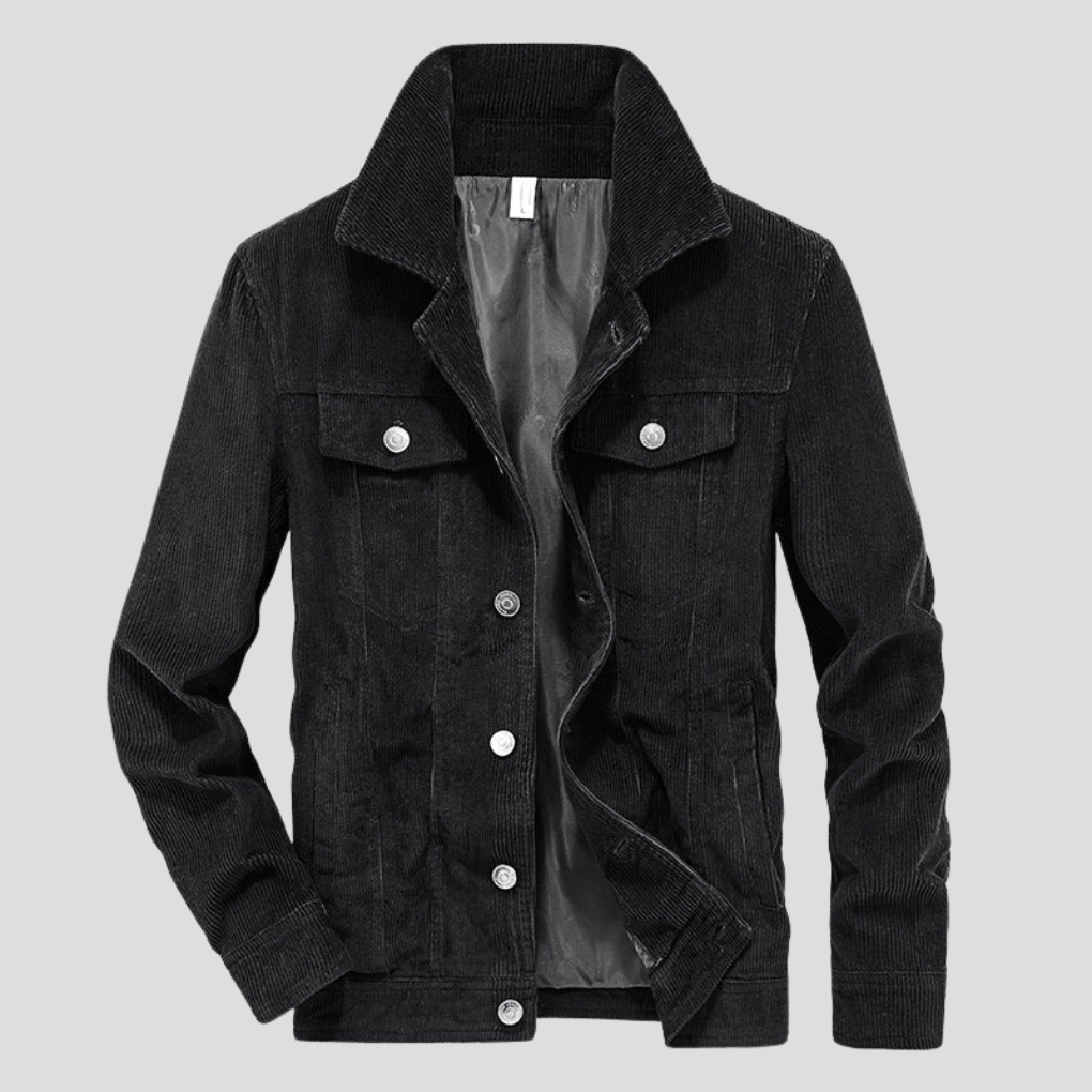 Veste en Velours Côtelé pour Homme - Coupe Slim et Style Élégant