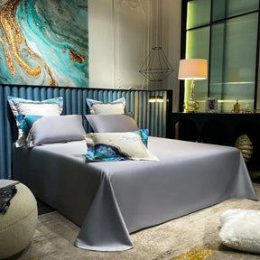 Housse de Couette en Coton Égyptien - Luxe Respirant et Confort Optimal