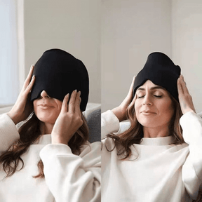 Masque de Relaxation pour Maux de Tête - Soulagement Rapide à Chaud ou Froid