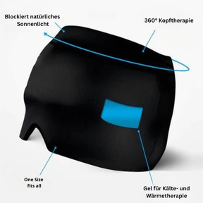 Masque de Relaxation pour Maux de Tête - Soulagement Rapide à Chaud ou Froid