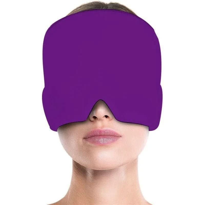 Masque de Relaxation pour Maux de Tête - Soulagement Rapide à Chaud ou Froid