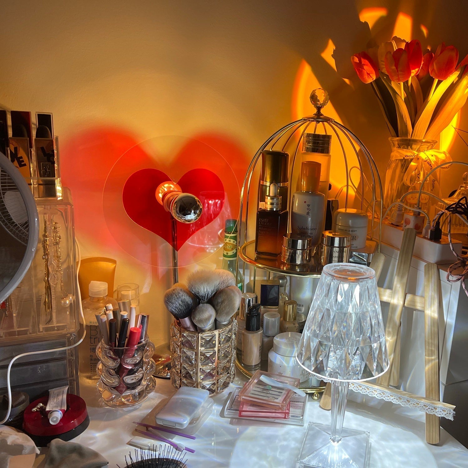 Lampe de Table LED Rechargeable - Éclairage Élégant et Romantique