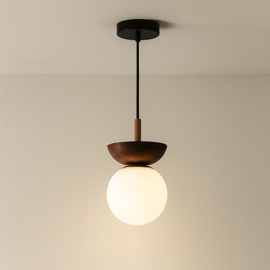 Lampe Suspendue Japonaise Nordique - Design Épuré et Atmosphère Apaisante