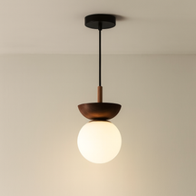 Lampe Suspendue Japonaise Nordique - Design Épuré et Atmosphère Apaisante