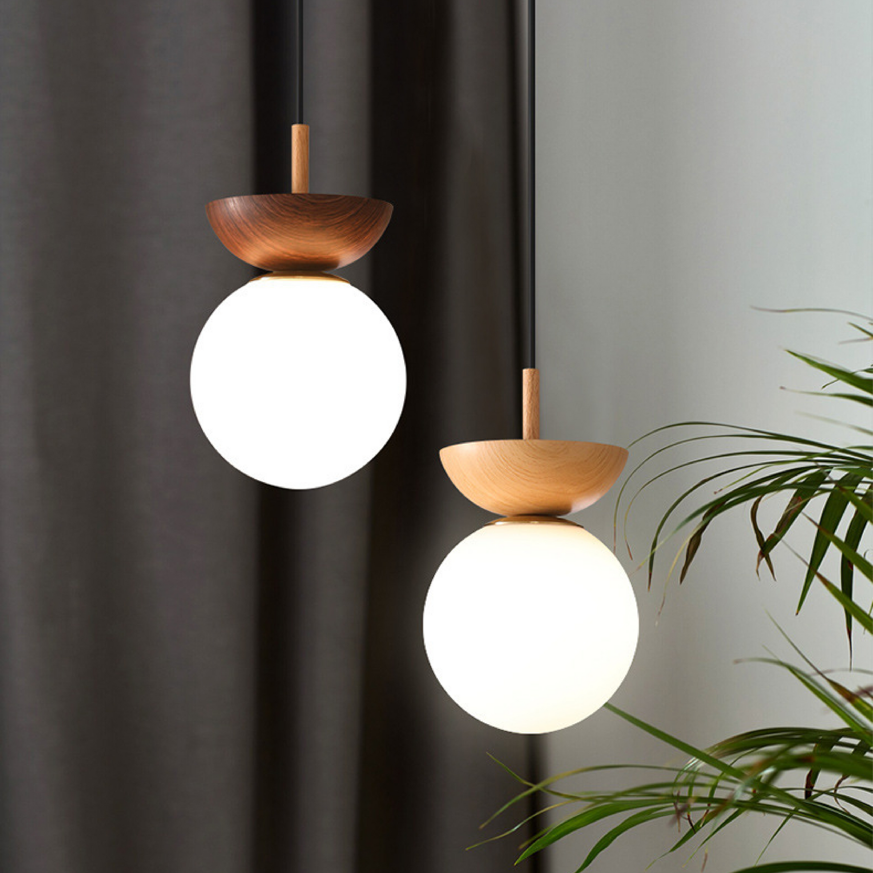 Lampe Suspendue Japonaise Nordique - Design Épuré et Atmosphère Apaisante