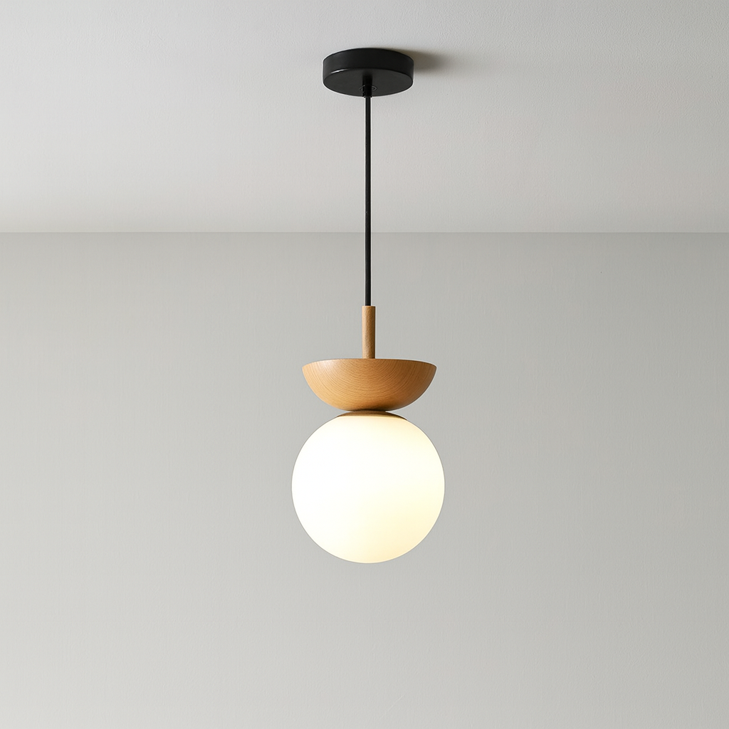 Lampe Suspendue Japonaise Nordique - Design Épuré et Atmosphère Apaisante
