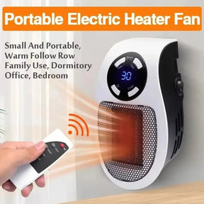 Chauffage Électrique Mural Compact - Télécommande et Économie d'Énergie
