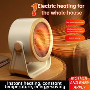 Chauffage d'appoint Électrique Portable - Chaleur Rapide et Silencieuse
