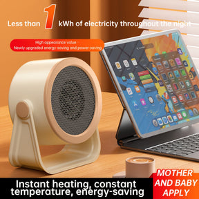 Chauffage d'appoint Électrique Portable - Chaleur Rapide et Silencieuse