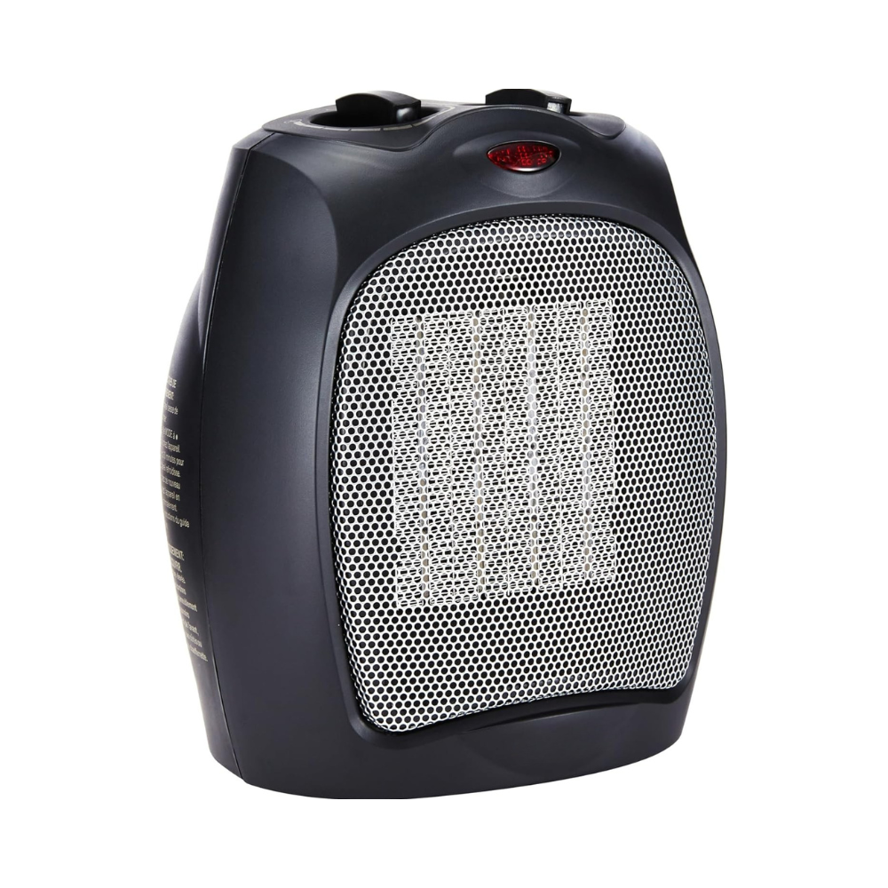 Chauffage d'appoint céramique électrique - Compact et sécurisé avec thermostat