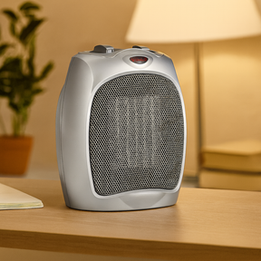 Chauffage d'appoint céramique électrique - Compact et sécurisé avec thermostat