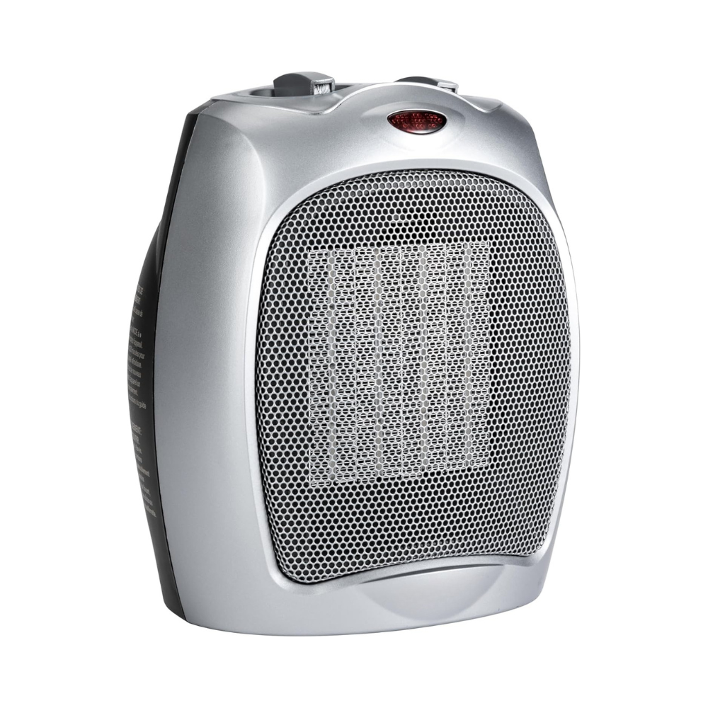 Chauffage d'appoint céramique électrique - Compact et sécurisé avec thermostat