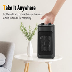 Radiateur Électrique Portable - Chauffage Rapide et Sécurisé pour Intérieur