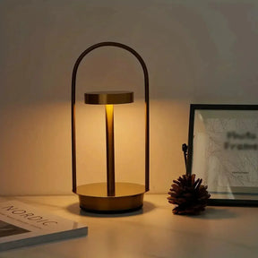 Lampe de Table Rétro Élégante - Design Sophistiqué et Portable