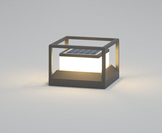 Lampe Solaire pour Terrasse - Éclairage Élégant et Écologique