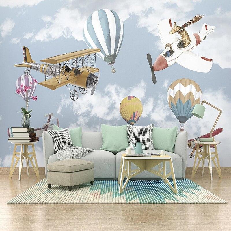 Papier Peint Avion  Voltige en 3D