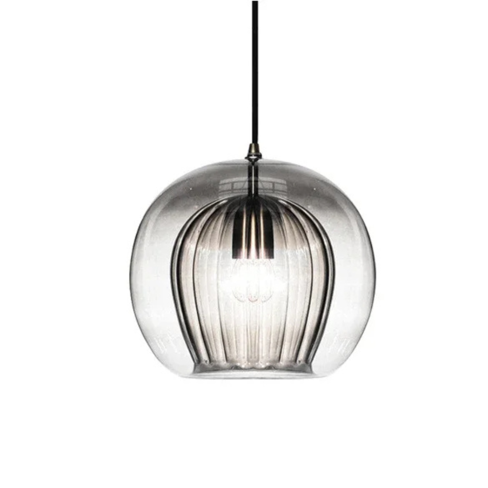 Lampe Suspendue en Verre - Design Minimaliste et Éclairage Doux
