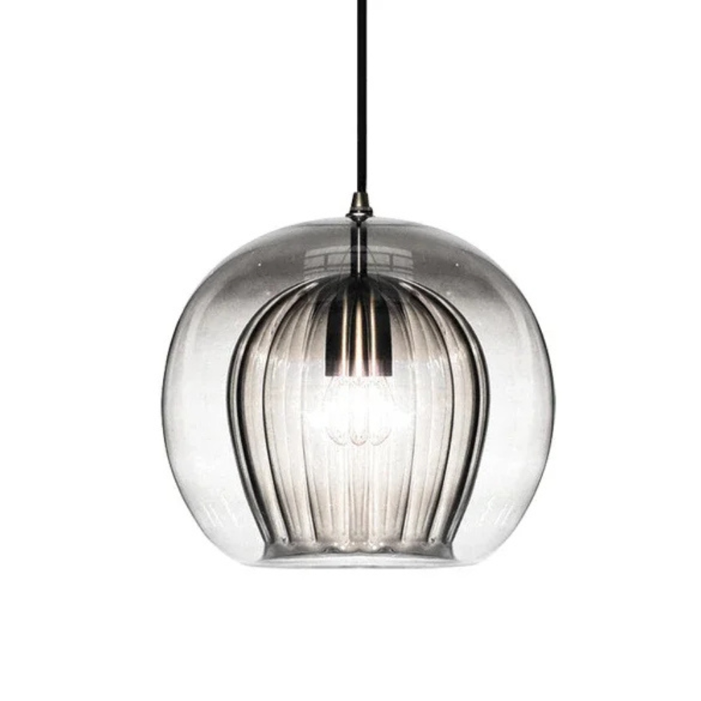 Lampe Suspendue en Verre - Design Minimaliste et Éclairage Doux