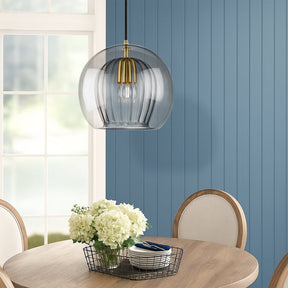 Lampe Suspendue en Verre - Design Minimaliste et Éclairage Doux