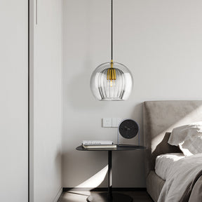 Lampe Suspendue en Verre - Design Minimaliste et Éclairage Doux