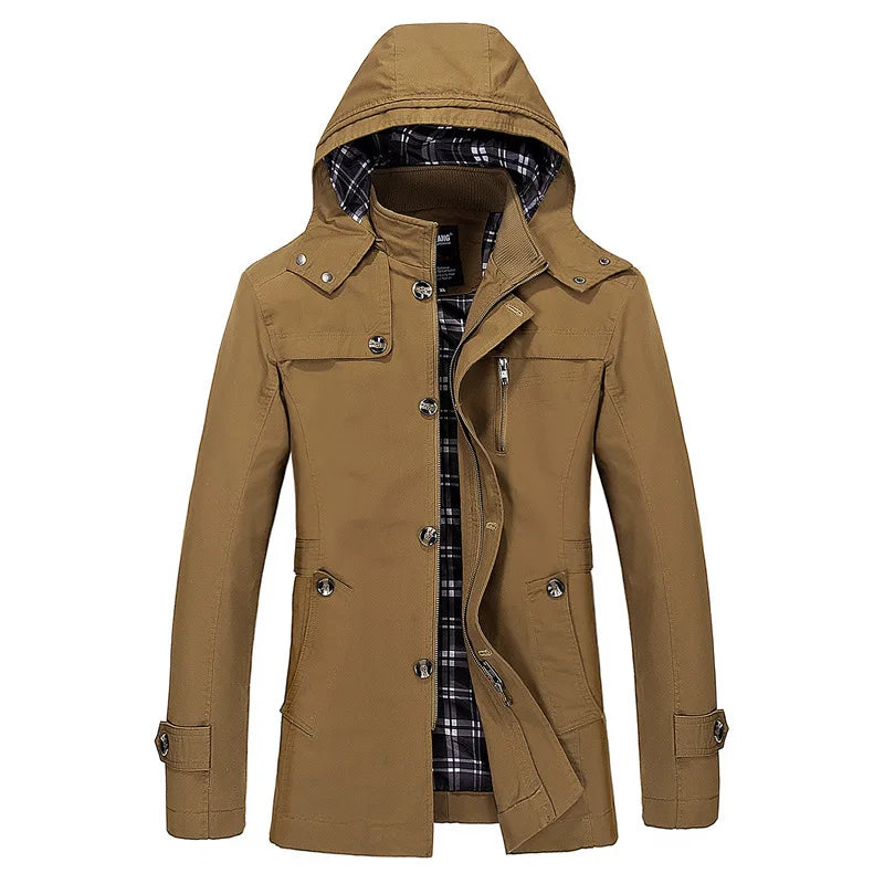 Veste d'Automne Résistante à l'Eau - Confort et Style pour Hommes
