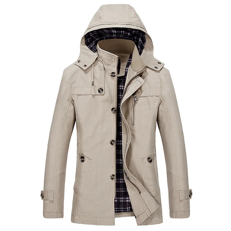 Veste d'Automne Résistante à l'Eau - Confort et Style pour Hommes