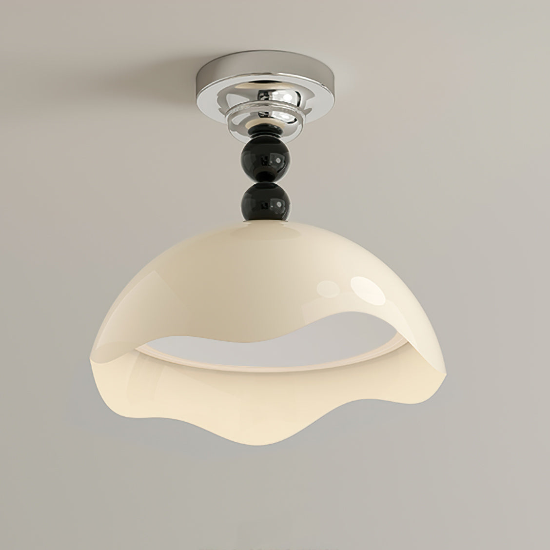 Plafonnier Moderne en Métal - Éclairage Élégant et Atmosphère Chaleureuse