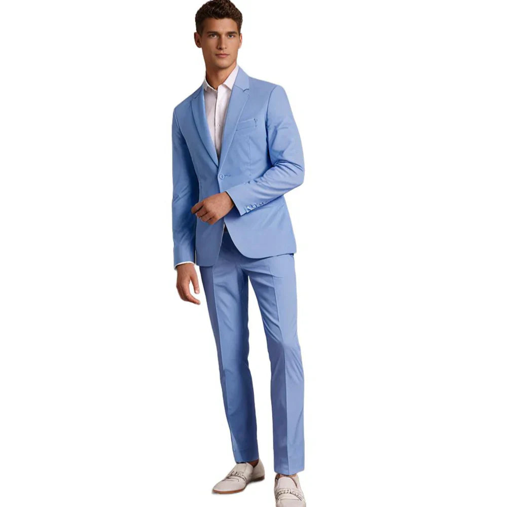 Ensemble de Costume Slim-Fit pour Hommes - Look Poli et Élégant pour Événements
