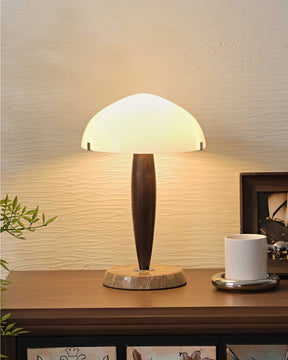 Lampe de Table en Marbre et Verre - Élégance et Fonctionnalité pour Intérieur