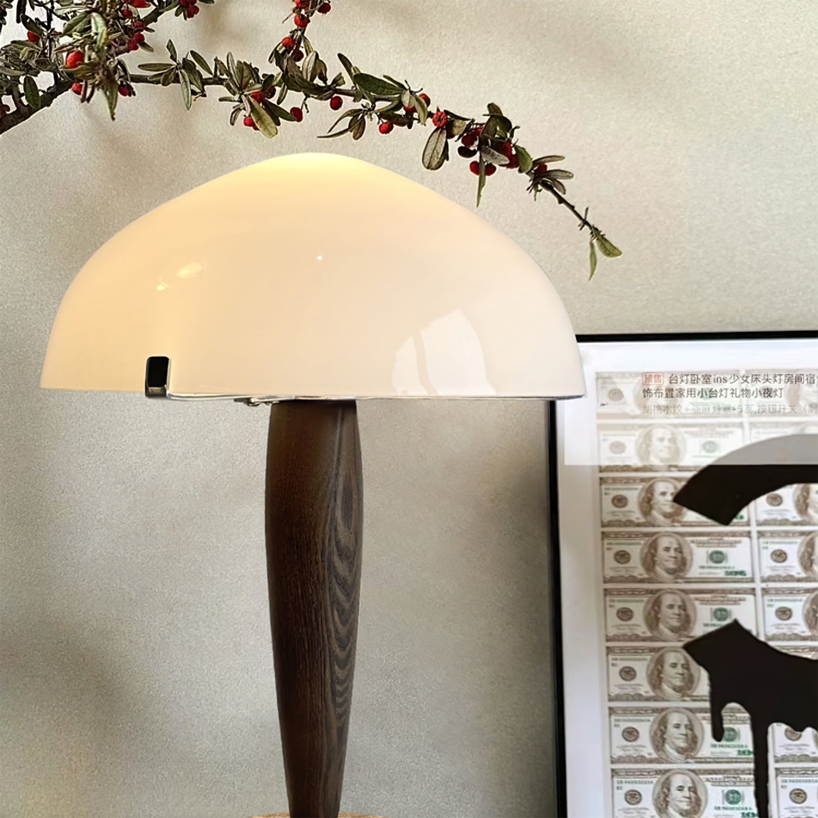 Lampe de Table en Marbre et Verre - Élégance et Fonctionnalité pour Intérieur