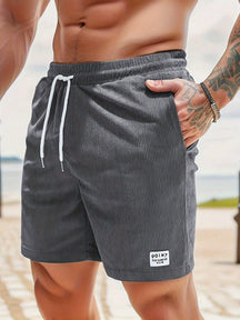 Shorts en Velours Côtelé Élastique - Confort et Style Intemporel