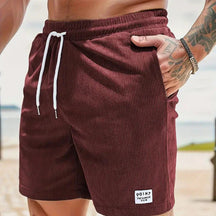 Shorts en Velours Côtelé Élastique - Confort et Style Intemporel
