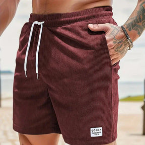 Shorts en Velours Côtelé Élastique - Confort et Style Intemporel